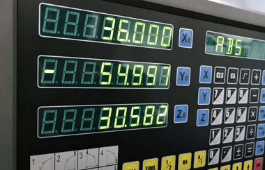 Visualisierung von Achsen mit DRO