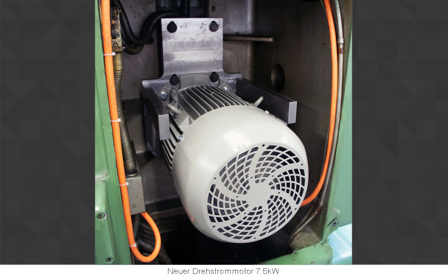 Drehstrommotor von Siemens für Hauptspindelantrieb