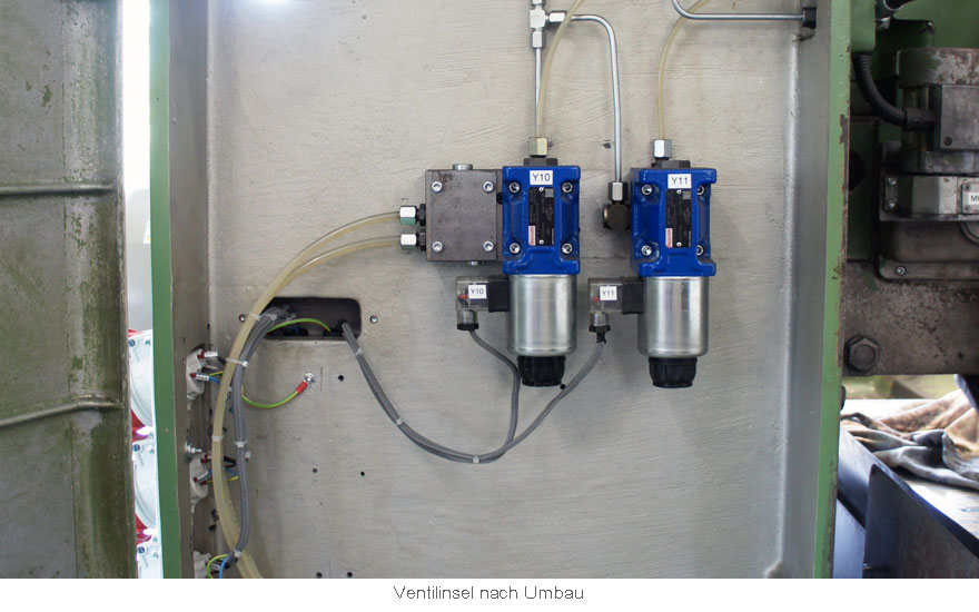 Neue Ventilinsel Rexroth Hydraulikventile